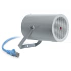 BOUYER - Haut-parleur projecteur de son IP 20W gris (amplificateur embarqué)