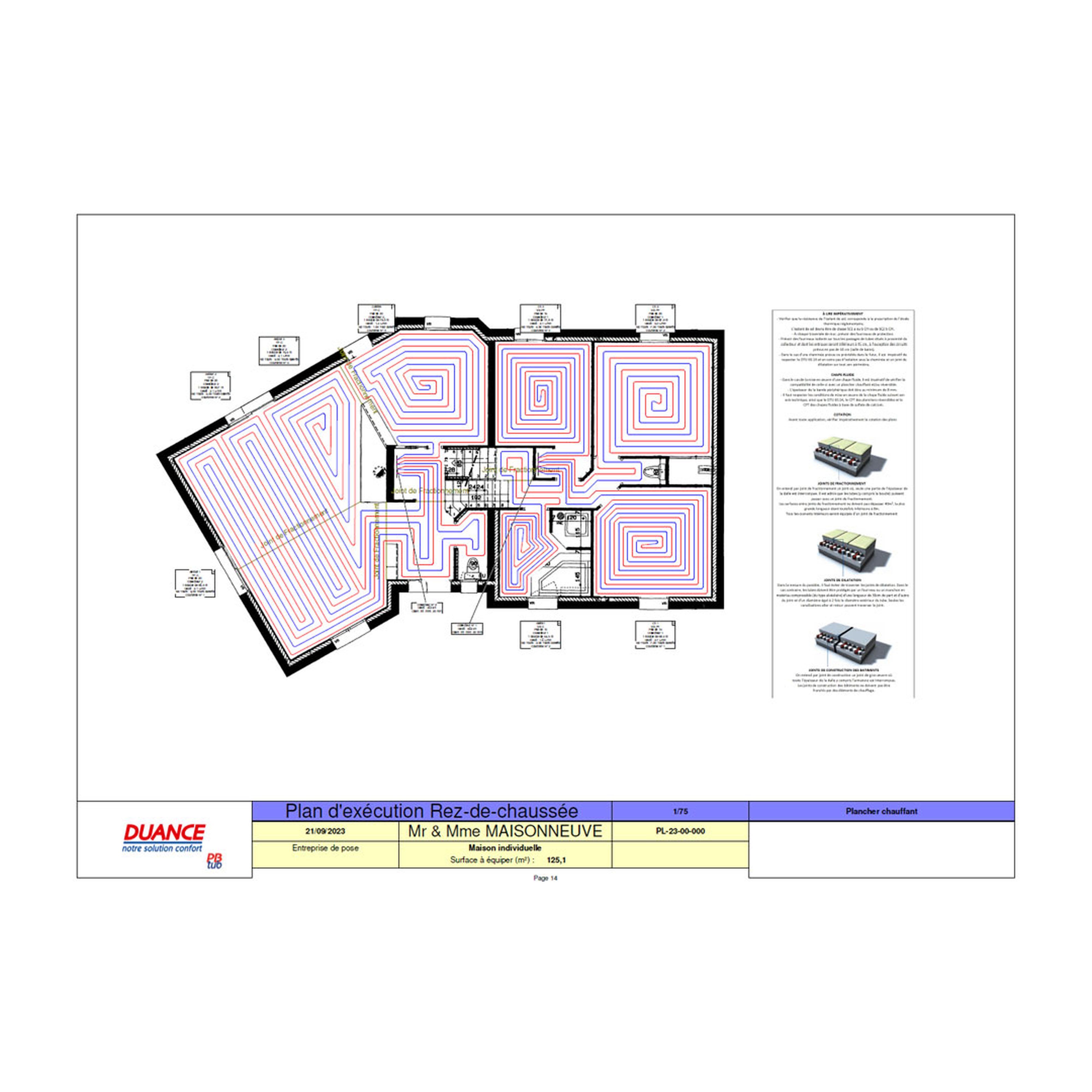 PB Tub - Etude thermique de 121 à 150m²