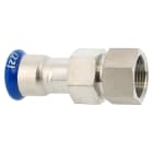 PB Tub - Raccord union à sertir F1/2" Inox Ø 18mm Système SERTIsteel Inox - Empreinte M