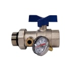 PB Tub - VANNE POUR COLLECTEUR SERIE "STC" BLEUE AVEC THERMOMETRE + JOINT TORIQUE