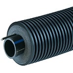 PB Tub - Ligne simple-Pre-isole PEX Eau froide Gaine D 90 - PE 20x25 + cable chauffant