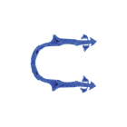 PB Tub - ¤Boîte 300 Agrafes 40mm Duotherm Avec ailette verrouillage-Alu liner 25mm