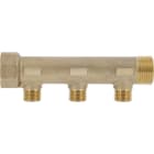 PB Tub - Collecteur Classique 1"-3 dériv. 1/2" Entraxe 50mm-Ø corps 30mm