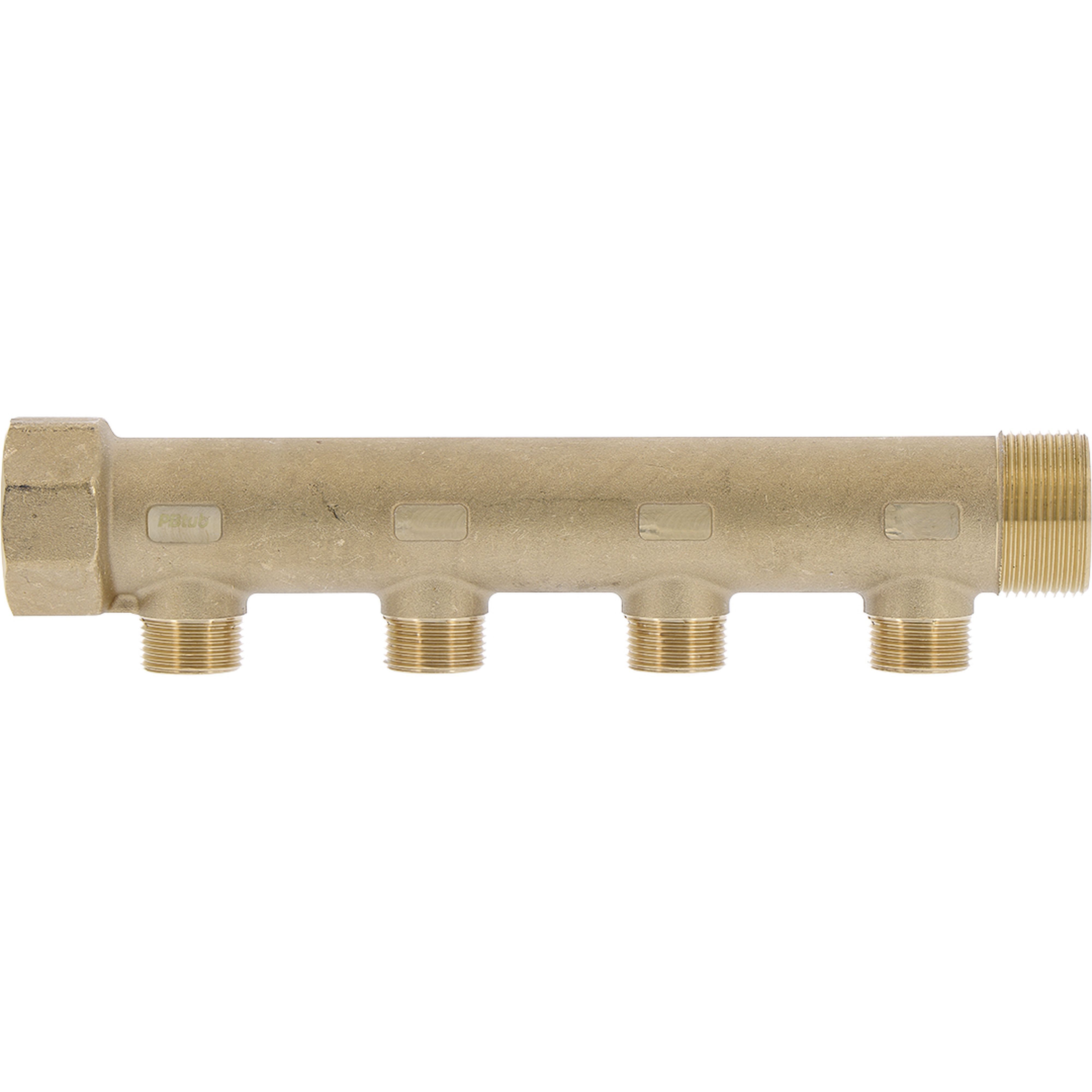 PB Tub - Collecteur Classique 1"1/4-4 dériv. 3/4" Entraxe 60mm-Ø corps 39mm