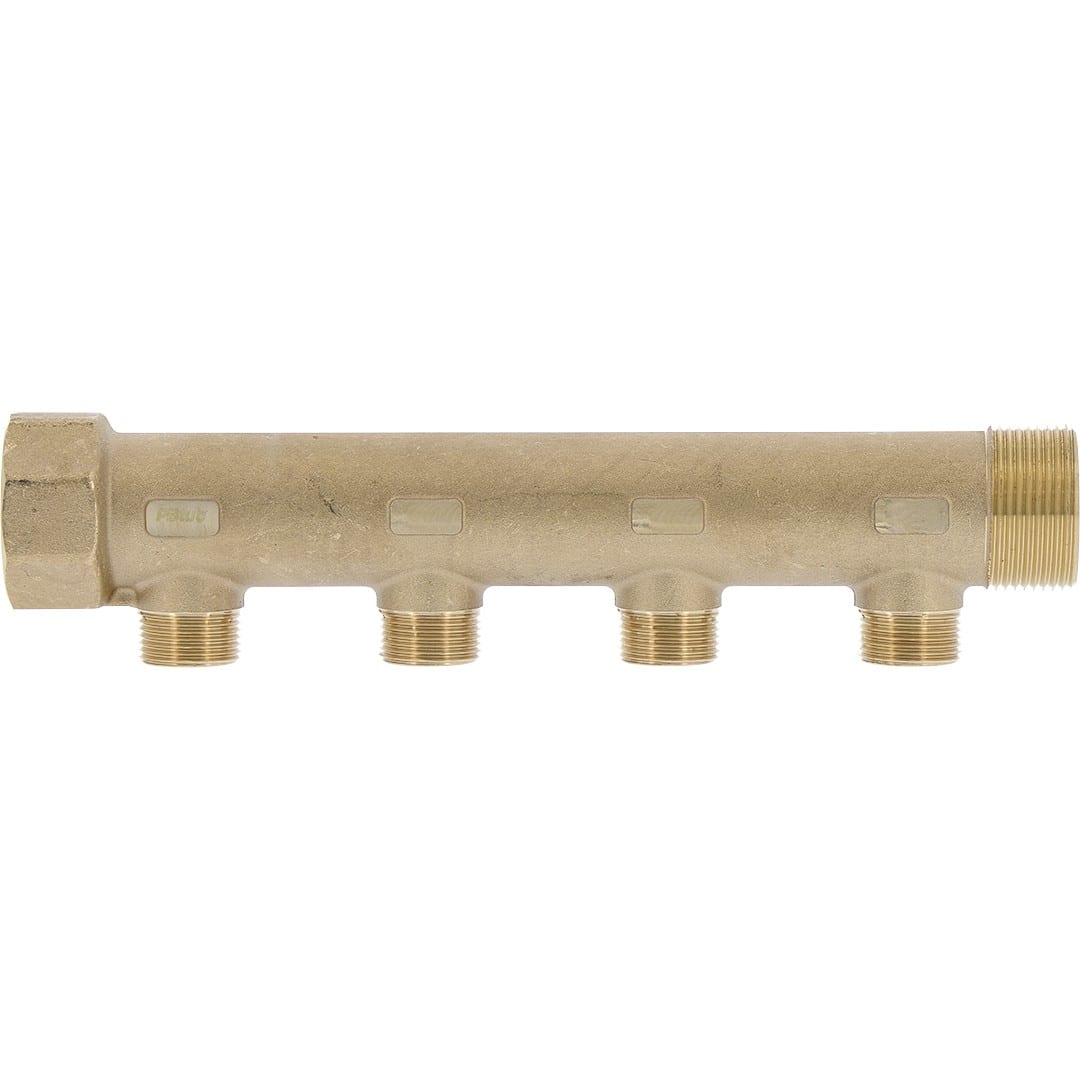 PB Tub - Collecteur Classique 1"1/4-4 dériv. 3/4" Entraxe 60mm-Ø corps 39mm