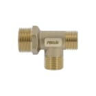 PB Tub - Collecteur MM 3/4"-1+1 dérivation 1/2" Entraxe 47mm-Ø corps 23mm