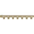 PB Tub - Collecteur MM 3/4"-7+1 dérivation 1/2" Entraxe 47mm-Ø corps 23mm