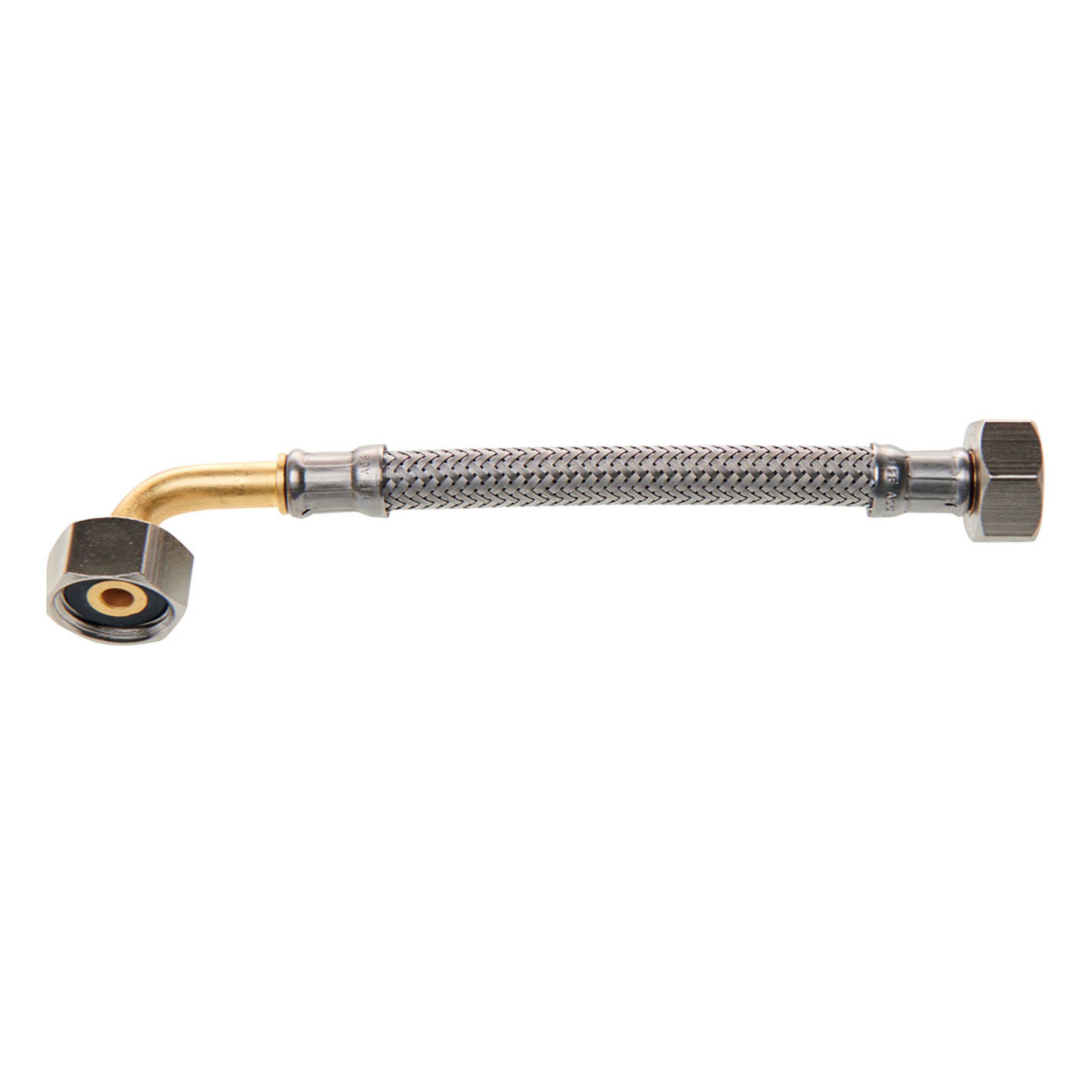 PB Tub - PBflex Coude F1/2-F1/2" 1000mm-EPDMØ 8mm Tresse inox-4MS et QB