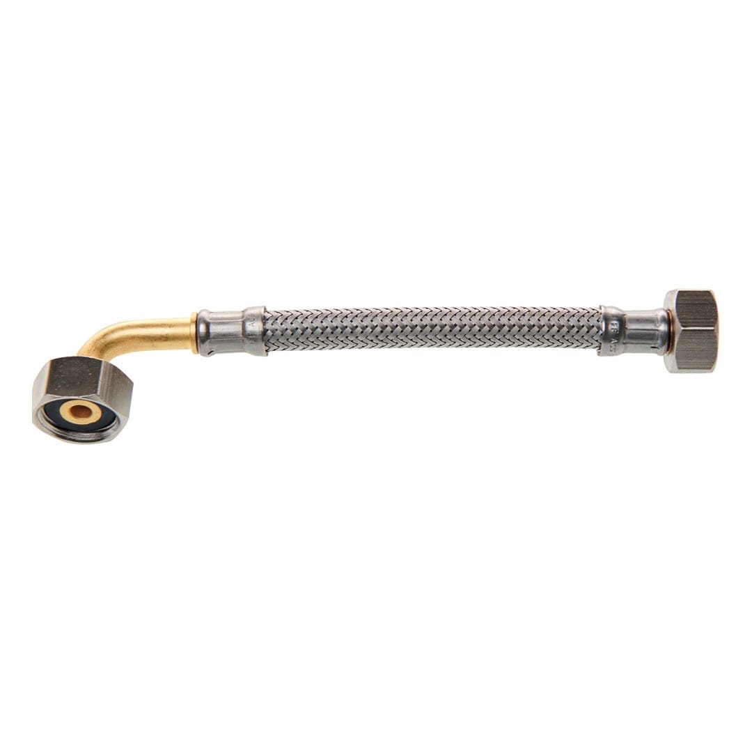 PB Tub - PBflex Coude F3/4-F3/4" 1200mm-EPDMØ 8mm Tresse inox-4MS et QB