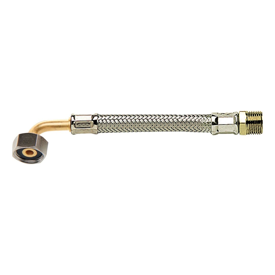 PB Tub - PBflex Coude F3/4-M3/4" 500mm-EPDMØ 8mm Tresse inox-4MS