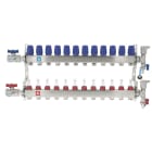 PB Tub - Collecteur DISTRINOX Ø 1"- 12 circuits Ensemble complet en Inox SS304