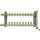 PB Tub - ¤Collecteur S2 Ø 1"- 11 circuits *6626M7 Ensemble complet en Laiton