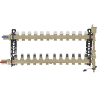 PB Tub - ¤Collecteur S2 Ø 1"- 12 circuits *6626N7 Ensemble complet en Laiton