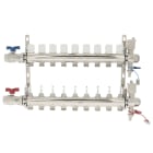 PB Tub - Collecteur STC Ø 1"- 9 circuits Ensemble complet-Laiton Chromé