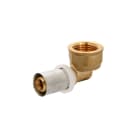 PB Tub - Coude 90° laiton F 1/2"-XR Ø20mm Multicouche PBtub à sertir TH-H-U-RFz