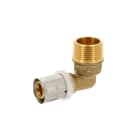 PB Tub - Coude 90° laiton Mâle 3/4"-XR Ø20 Multicouche PBtub à sertir TH-H-U-RFz