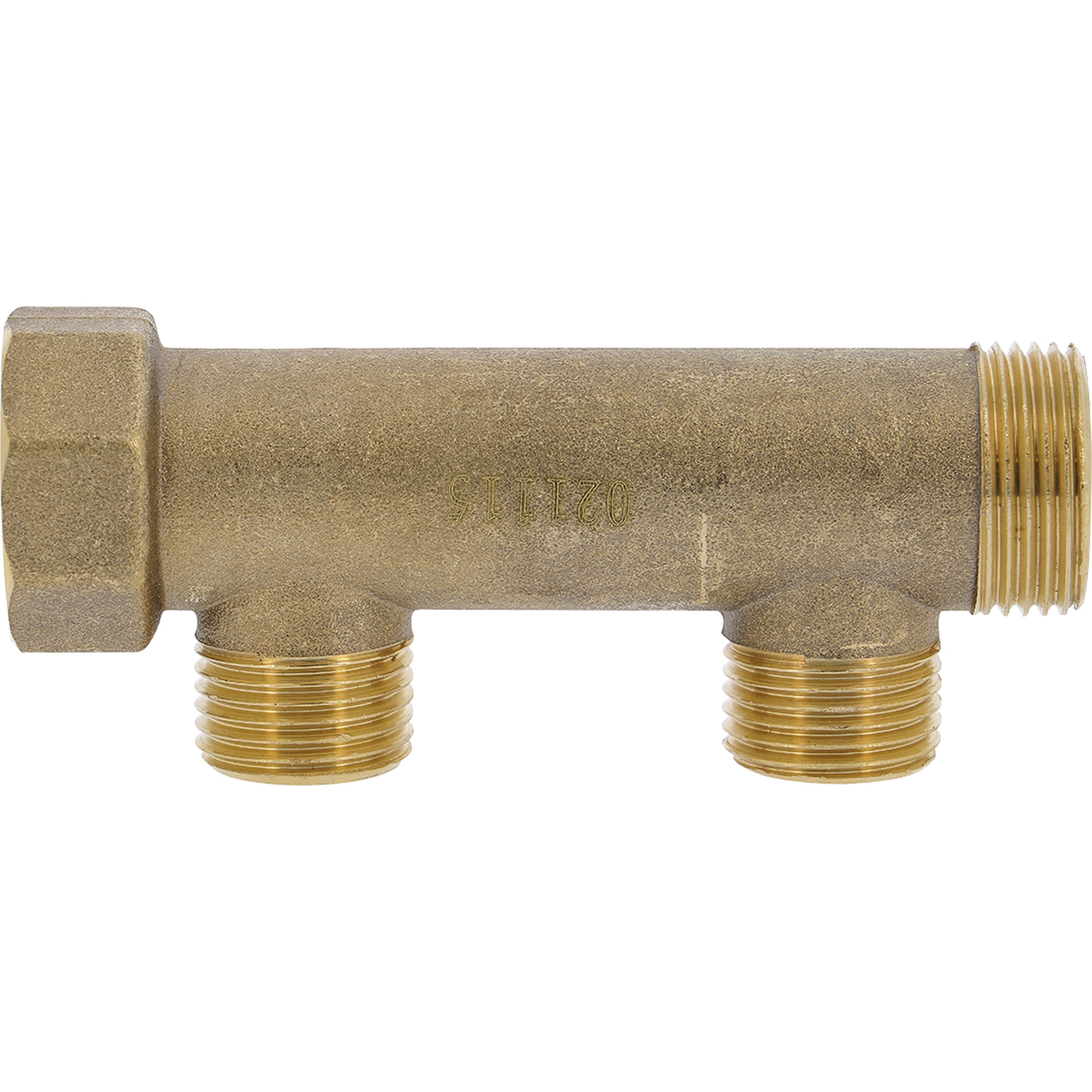 PB Tub - Collecteur ECO 3/4"-2 dériv.1/2" Entraxe 50mm-Ø corps 24mm