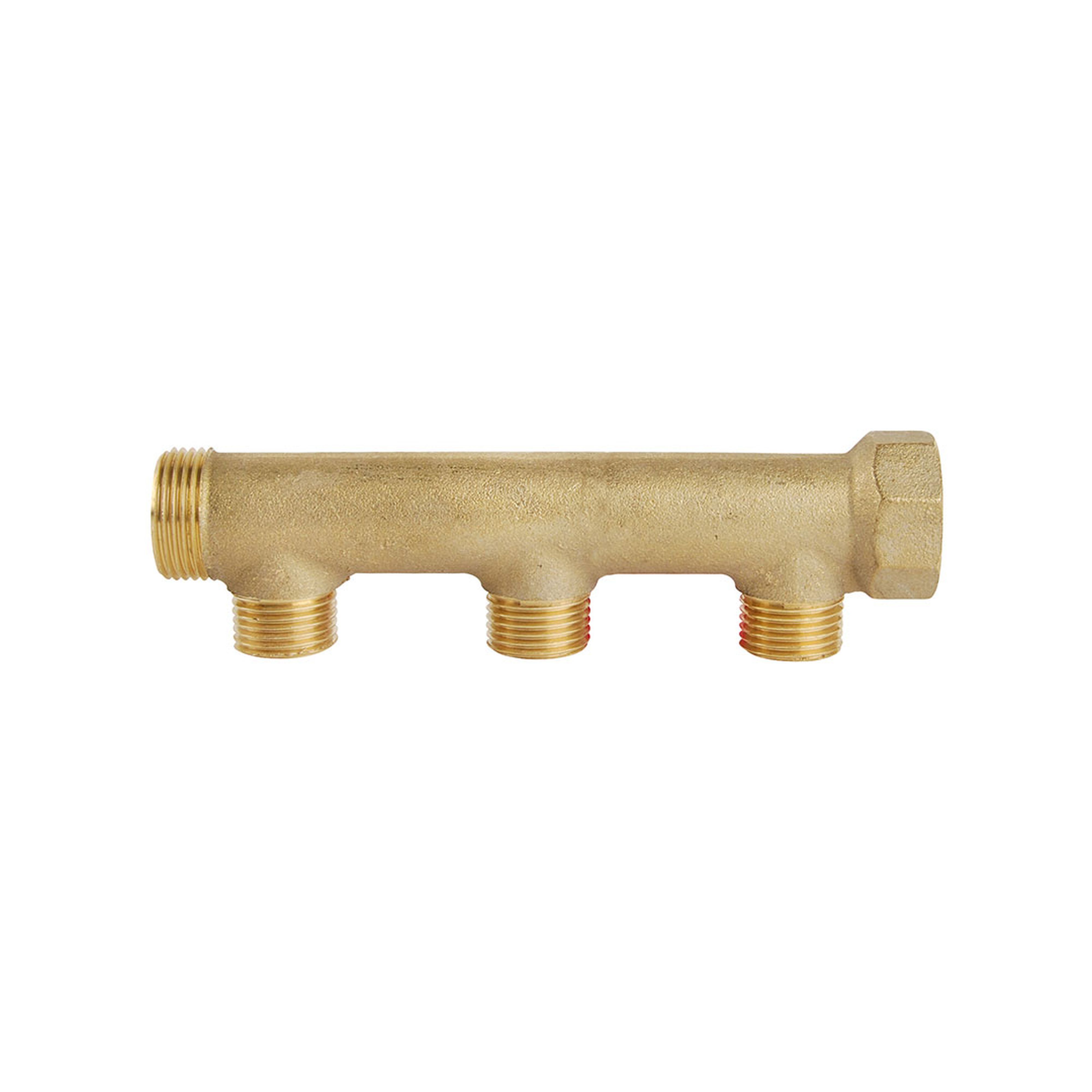 PB Tub - Collecteur ECO 3/4"-3 dériv.1/2" Entraxe 50mm-Ø corps 24mm