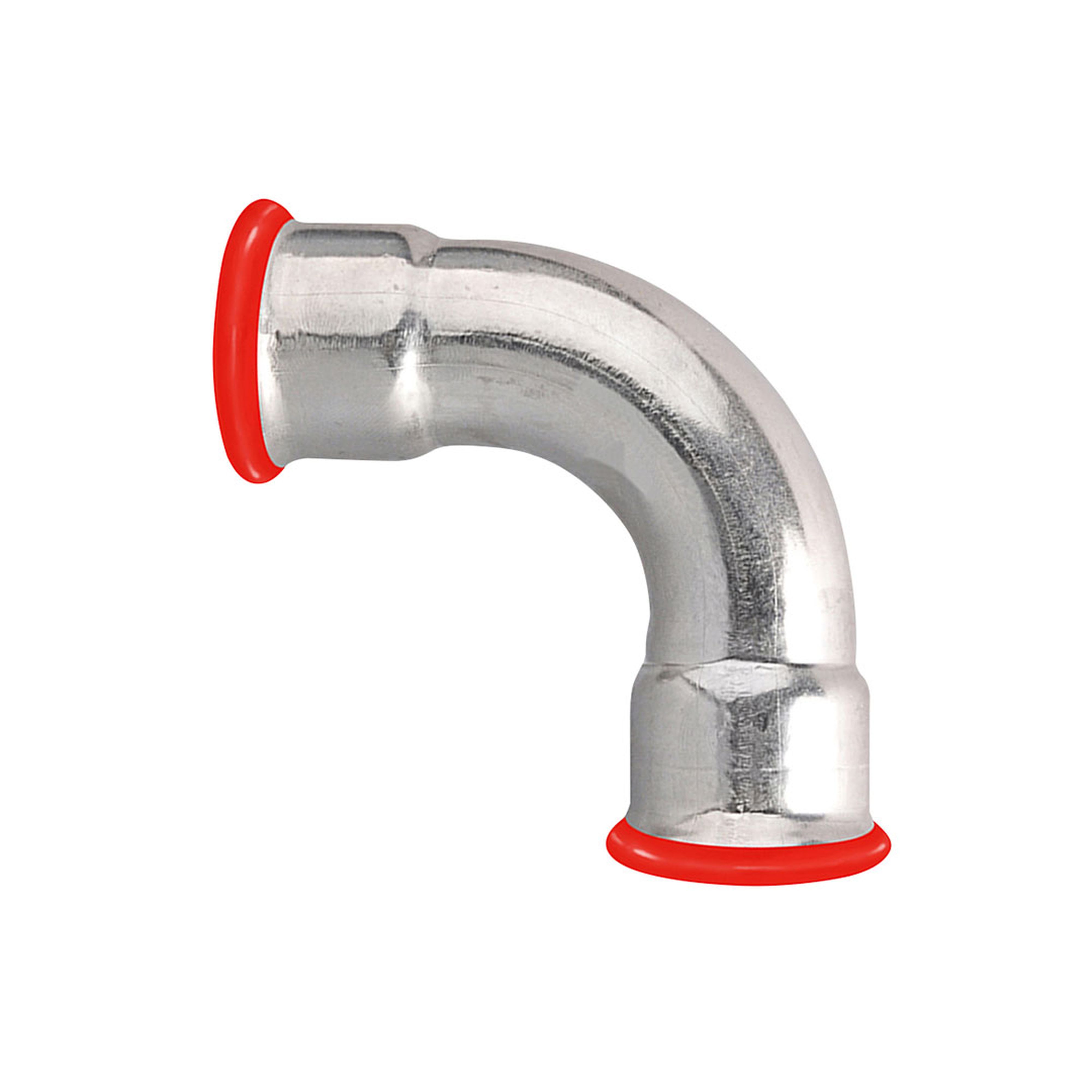 PB Tub - Coude à sertir FF 90° EZ Ø 22 mm Système SERTIsteel Carbone- Empreinte M