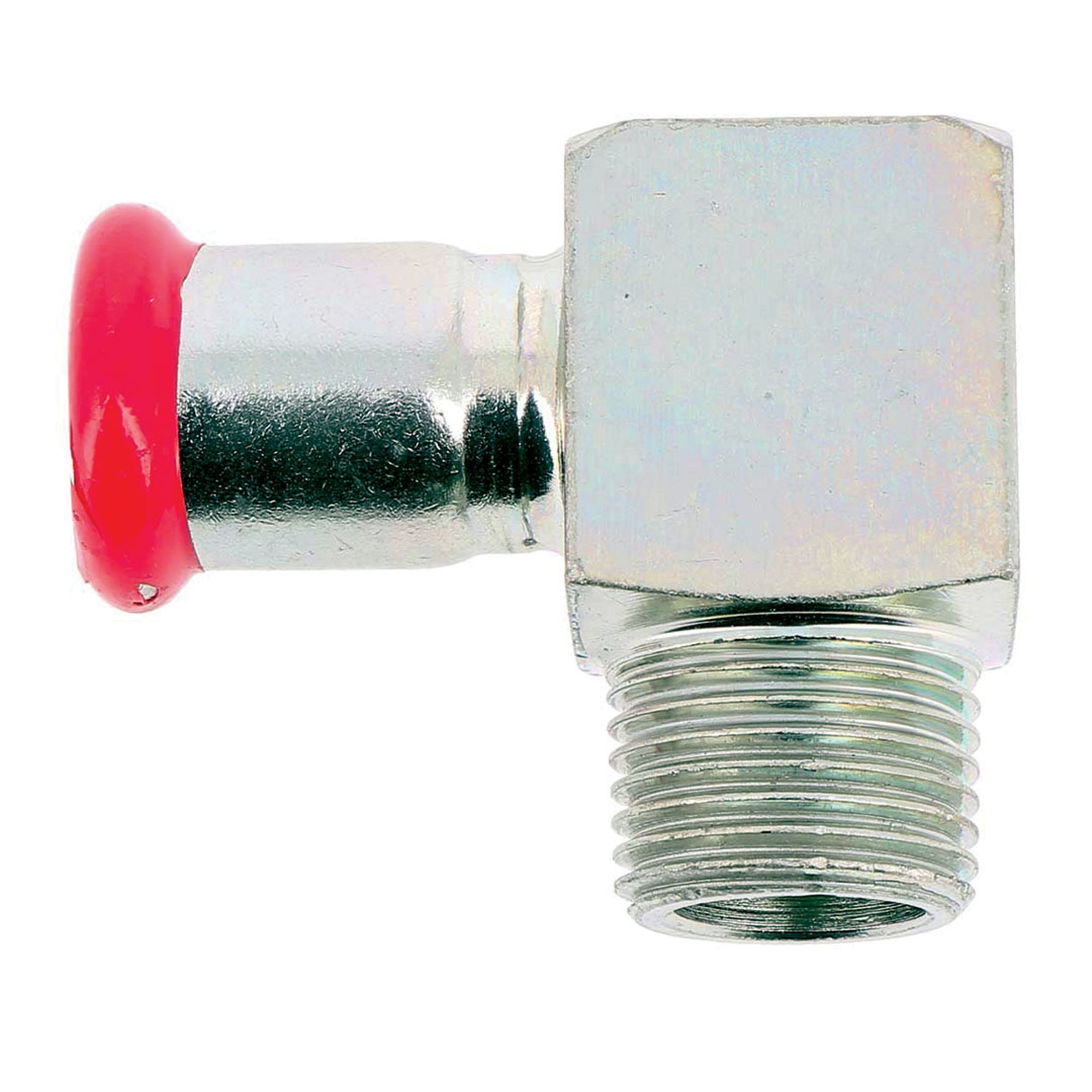 PB Tub - Coude court à sertir 90° M3/4" EZ Ø22mm Système SERTIsteel Carbone- Empreinte M