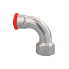 PB Tub - Coude à sertir cylindr. F1" EZ Ø28 mm Système SERTIsteel Carbone- Empreinte M