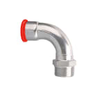 PB Tub - Coude à sertir 90° EZ - Mco1"1/2 Ø 48 Système SERTIsteel Carbone- Empreinte M