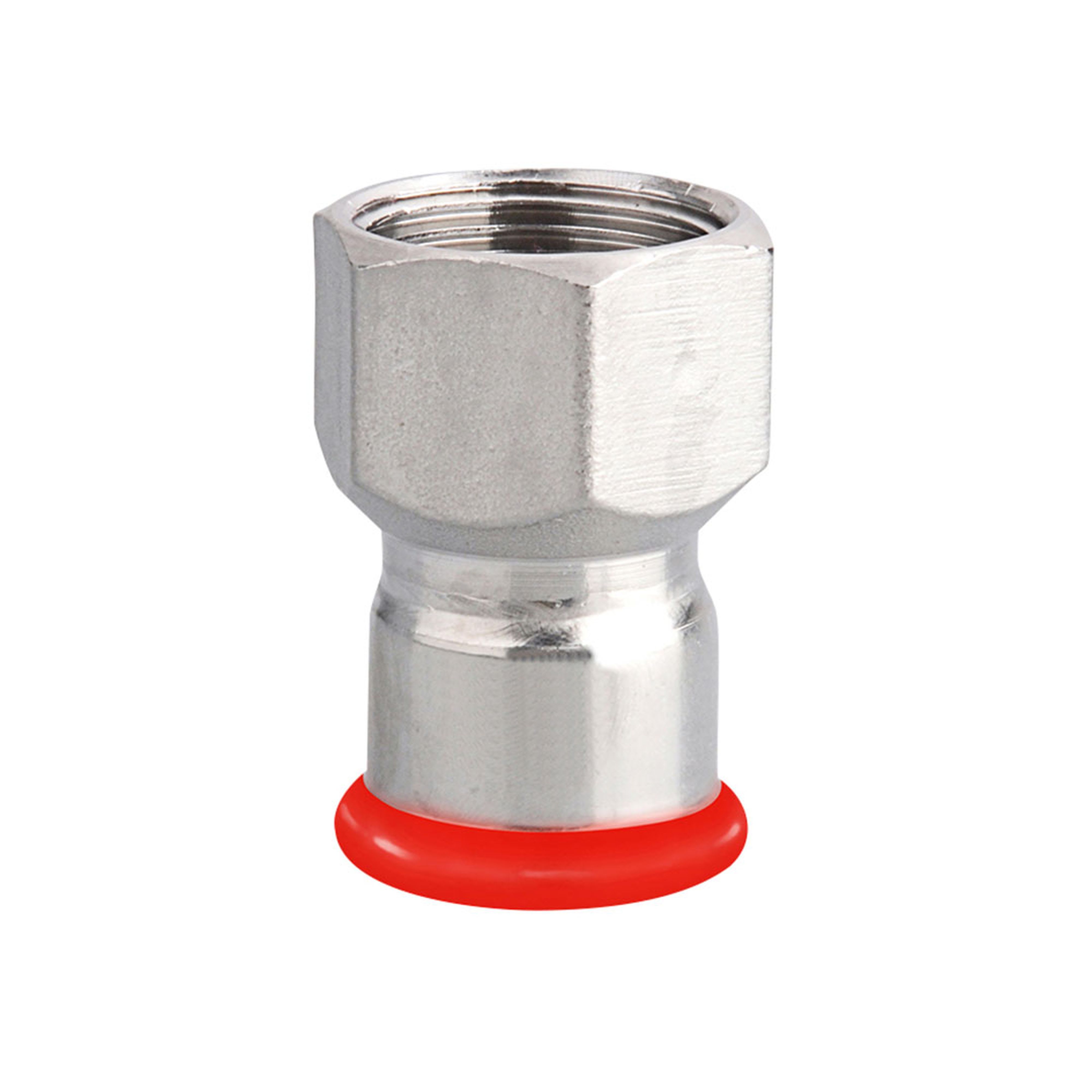 PB Tub - Jonction à sertir EZ Femelle 3/4" Ø22 mm Système SERTIsteel Carbone- Empreinte M