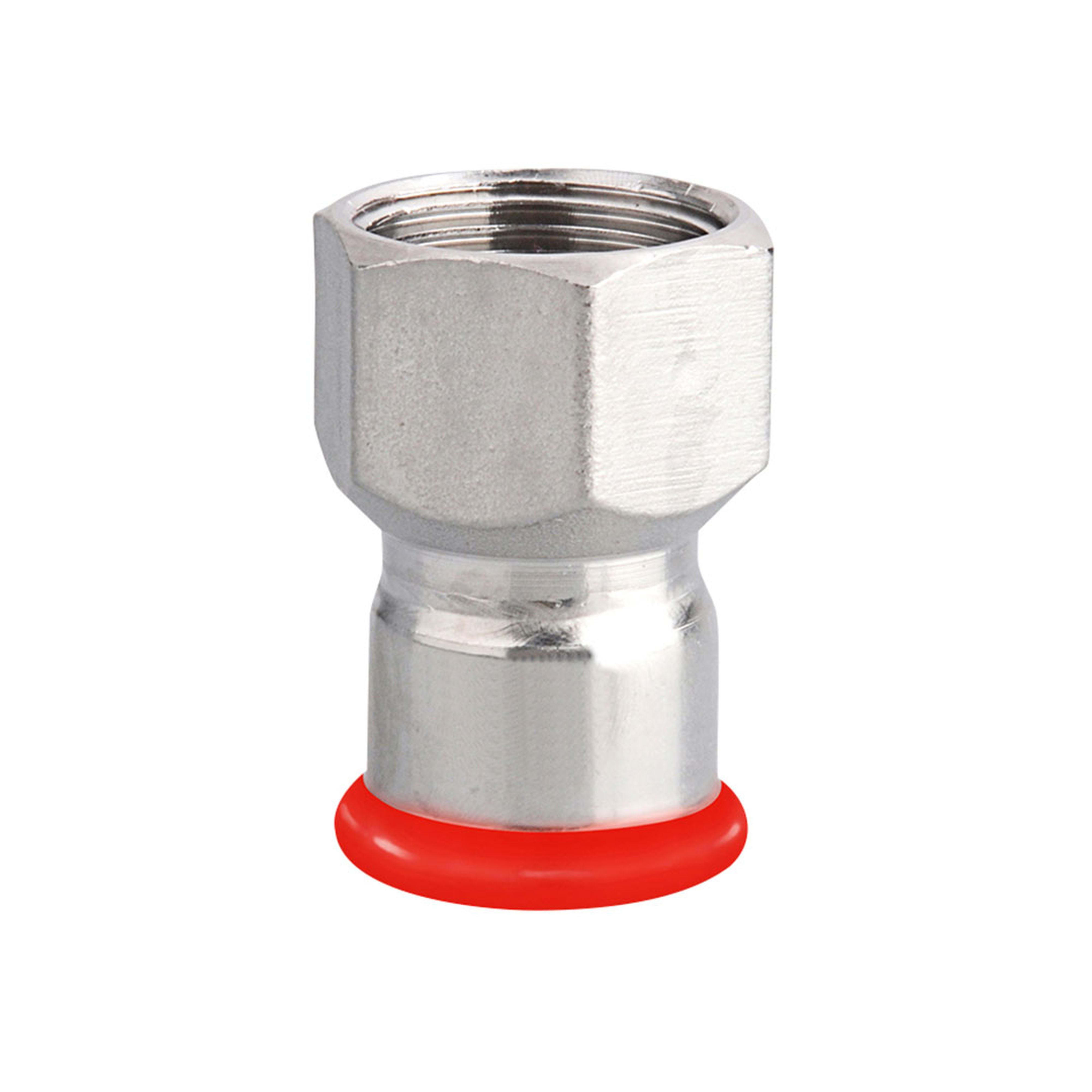 PB Tub - Jonction à sertir EZ Femelle 3/4" Ø35 mm Système SERTIsteel Carbone- Empreinte M