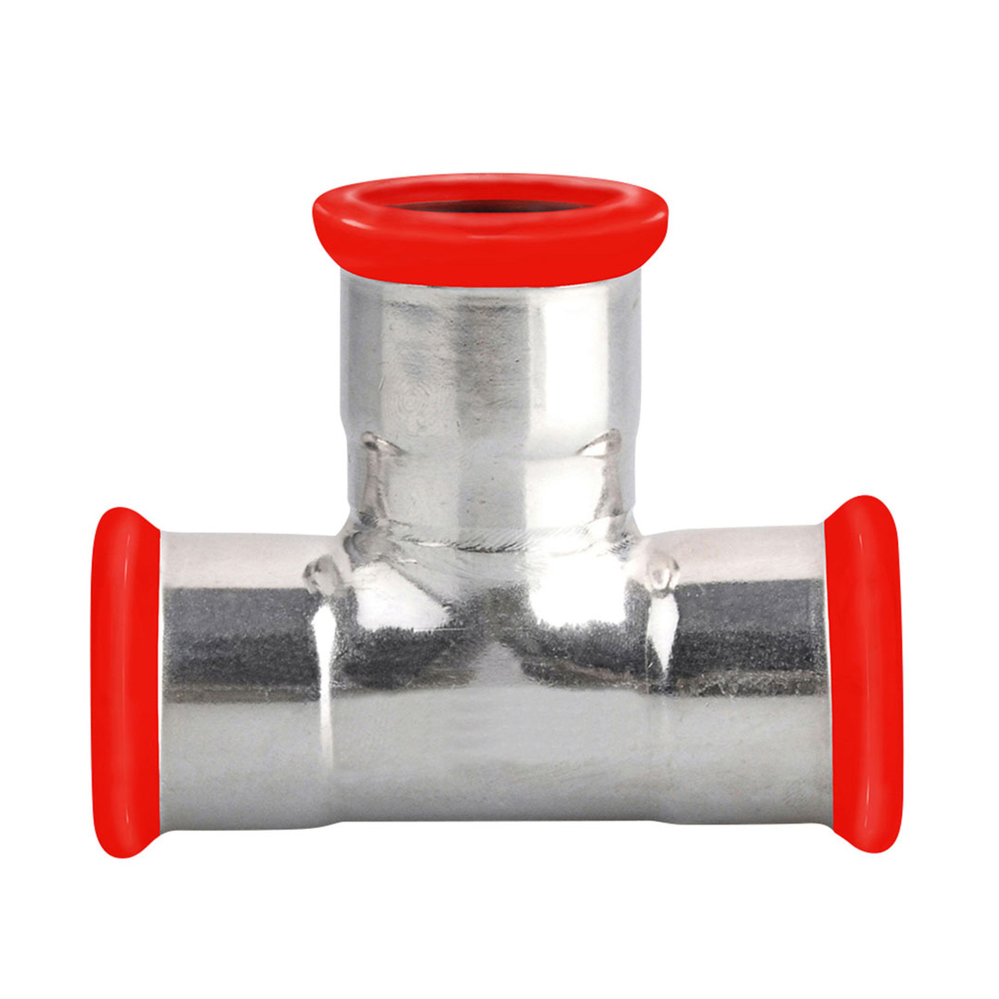 PB Tub - Té égal à sertir EZ Ø 22 mm Système SERTIsteel Carbone- Empreinte M