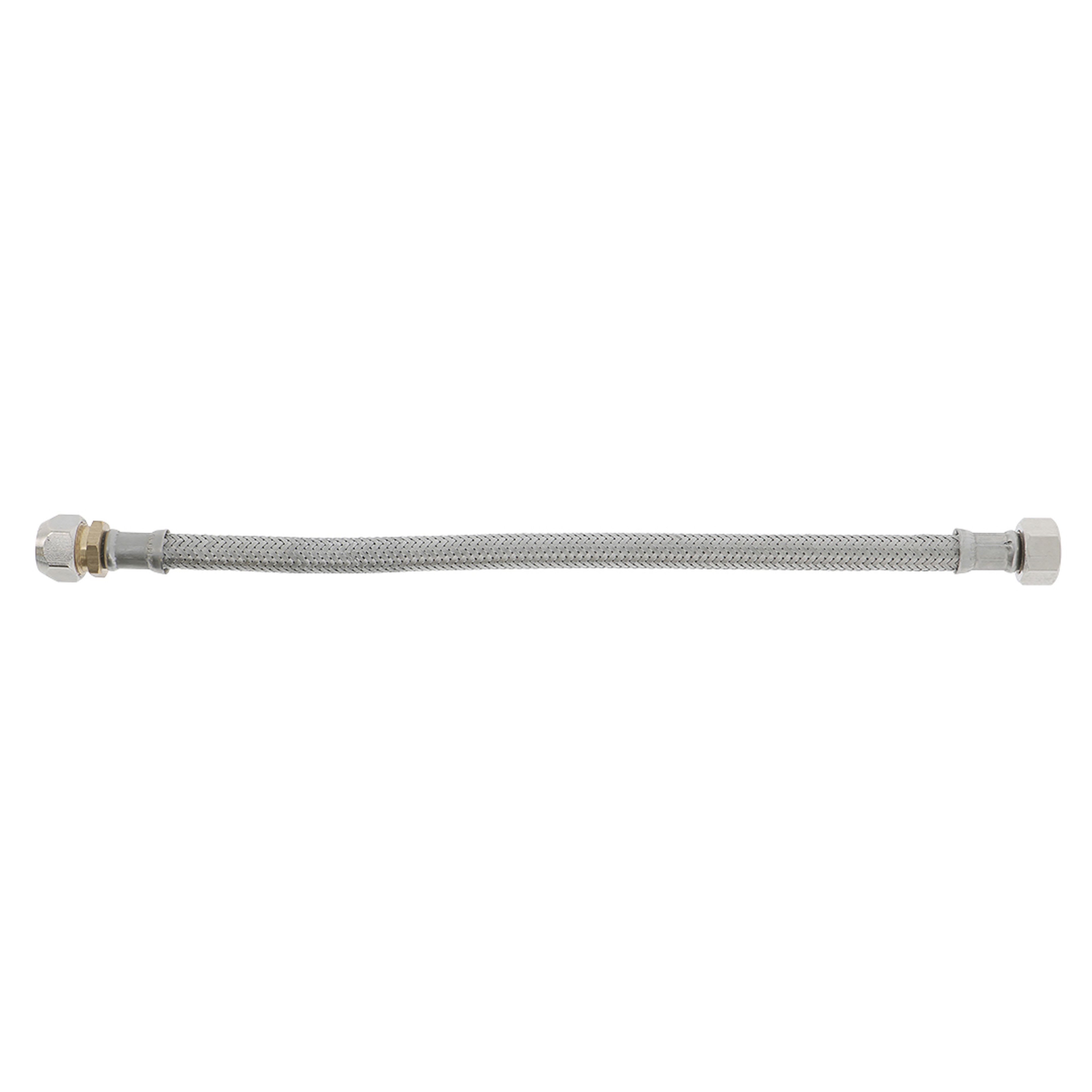 PB Tub - PBflex F1/2"-B14 300mm-EPDMØ 8mm Tresse inox-4MS et QB