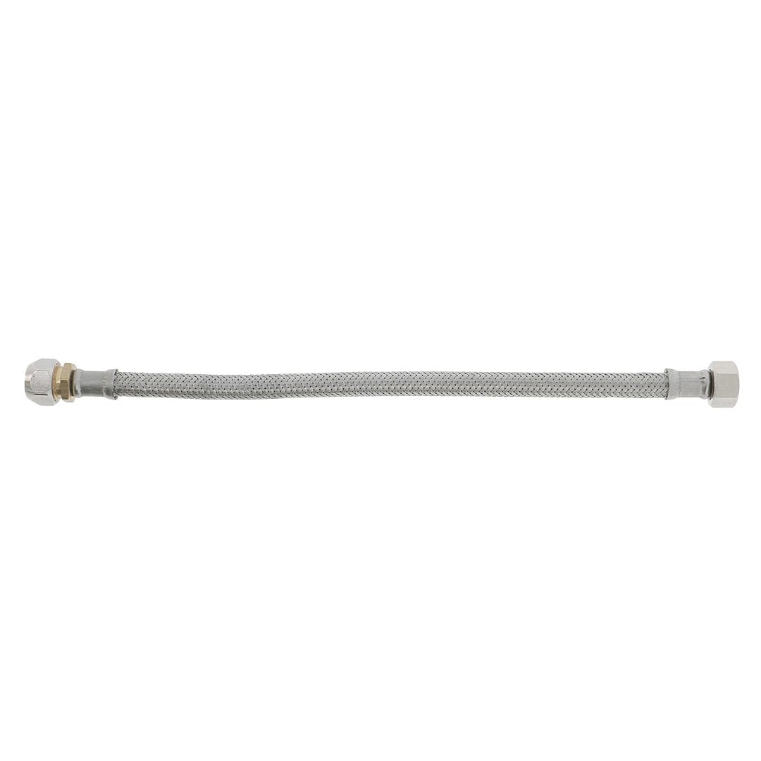 PB Tub - PBflex F3/8"-B12 300mm-EPDMØ 8mm Tresse inox-4MS et QB