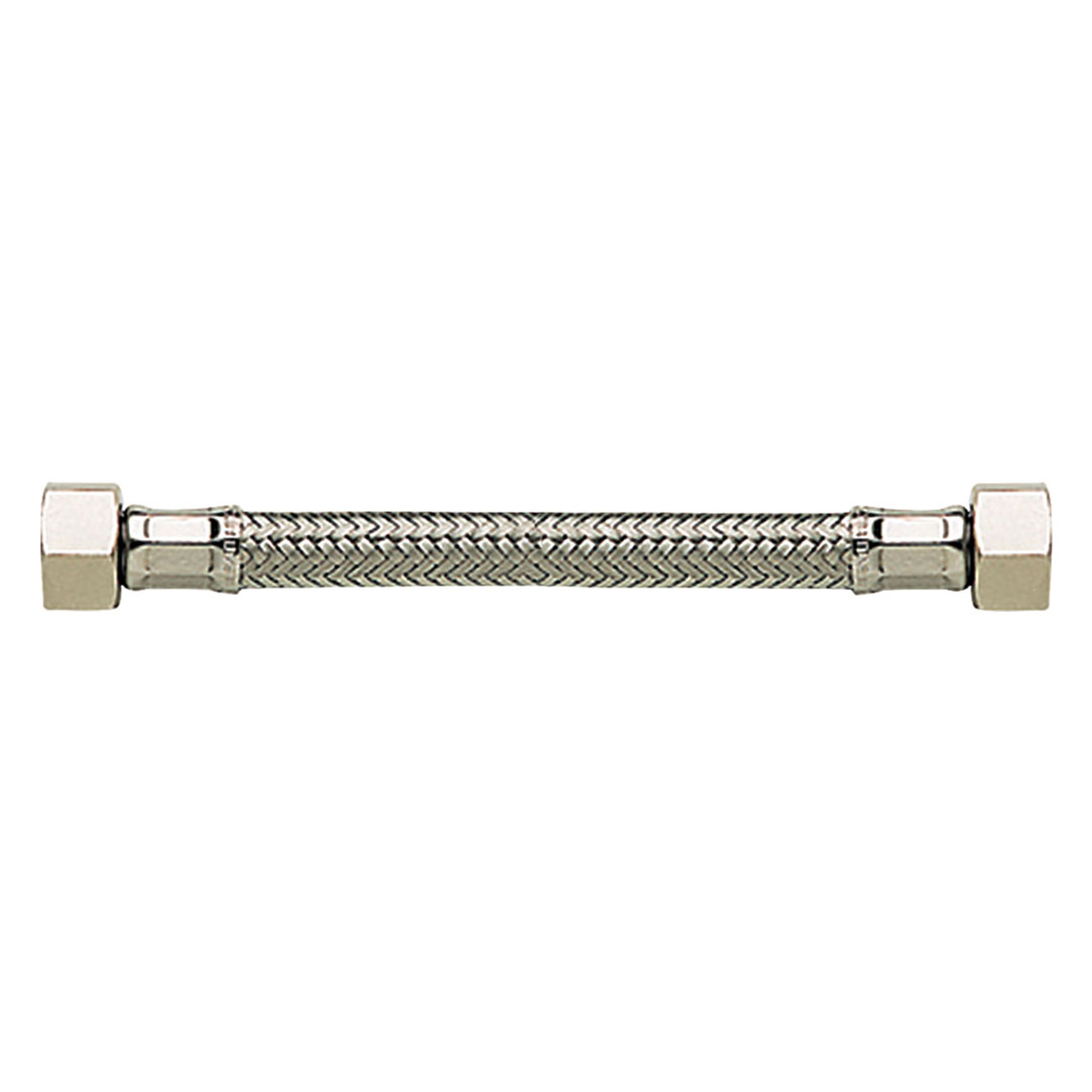 PB Tub - PBflex F3/8"-F3/8" 800mm-EPDMØ 8mm Tresse inox-4MS et QB