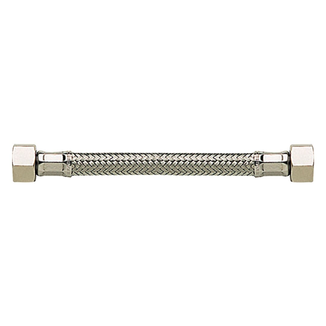 PB Tub - PBflex F1/2"-F1/2" 150mm-EPDMØ 8mm Tresse inox-4MS