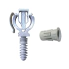 PB Tub - 100 Colliers + chevilles simple Ø 16 mm Fixalpex pour multicouches (en seau)