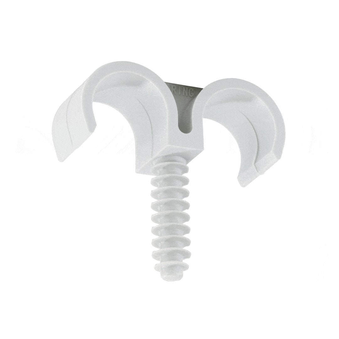 PB Tub - Boîte 100 Fixatub Double pour tube Ø16