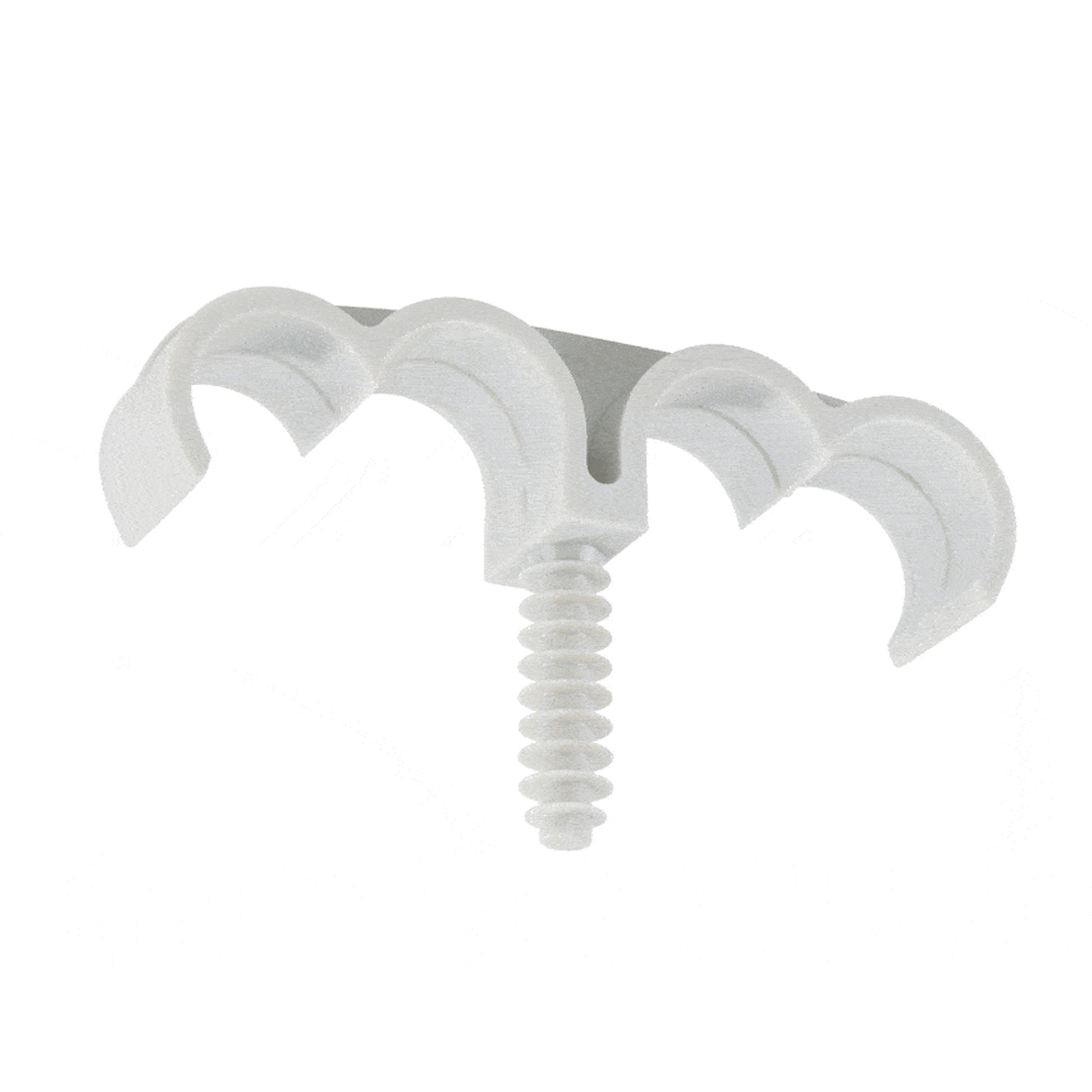 PB Tub - Boîte 50 Fixatub Quadruple pour tube Ø25