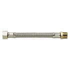 PB Tub - PBflex F3/8"-M1/2" 150mm-EPDMØ 8mm Tresse inox-4MS et QB