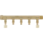 PB Tub - Collecteur G 3/4"-PER Ø12- 5 dériv. 1/2" Racc. SERTIgliss intégrés-Entraxe 50mm