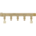 PB Tub - Collecteur G 3/4"-PER Ø12- 5 dériv. 1/2" Racc. SERTIgliss intégrés-Entraxe 50mm