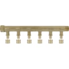 PB Tub - Collecteur G 3/4"-PER Ø16- 6 dériv. 1/2" Racc. SERTIgliss intégrés-Entraxe 50mm