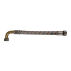 PB Tub - PBflex Coude F1/2-F1/2" 300mm-EPDMØ 15mm Tresse inox-4MS
