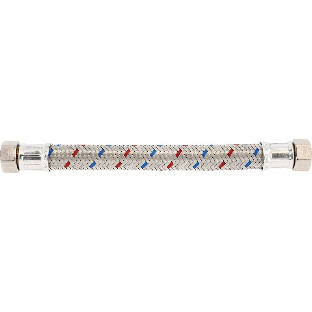PB Tub - PBflex F1"-F1" 300mm-EPDMØ 25mm Tresse inox-4MS