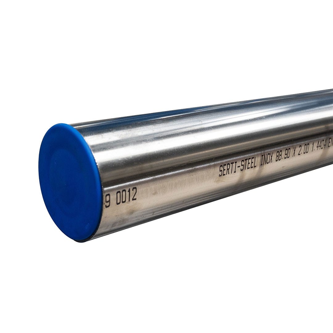 PB Tub - Tube Inox 316L 88.9x2-Barre de 3m Système SERTIsteel Inox - Empreinte M