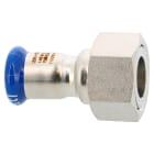 PB Tub - Ecrou tourn. à sertir F3/4" Inox Ø15 mm Système SERTIsteel Inox - Empreinte M