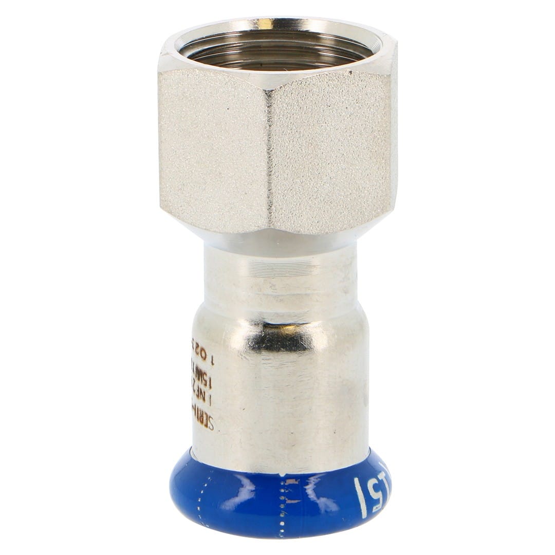 PB Tub - Jonction à sertir F3/4" Inox Ø28 mm Système SERTIsteel Inox - Empreinte M