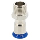 PB Tub - Jonction à sertir Mâle 3/4" Inox Ø 18 mm Système SERTIsteel Inox - Empreinte M
