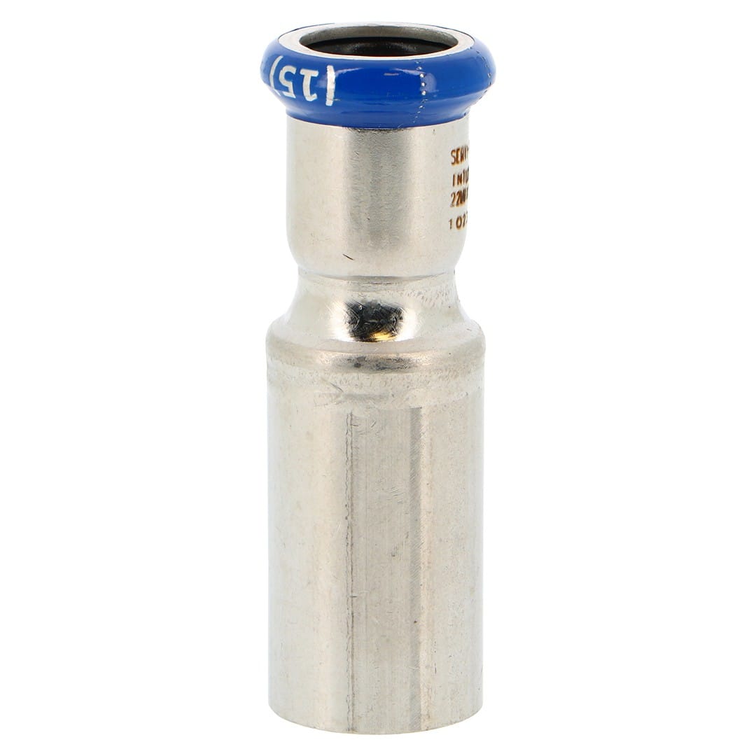 PB Tub - Réduction à sertir Inox Ø M108-F54 mm Système SERTIsteel Inox - Empreinte M