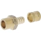 PB Tub - Mâle Fixe 3/4"- PER Ø 13x16 mm Raccord à glissement laiton SERTIgliss