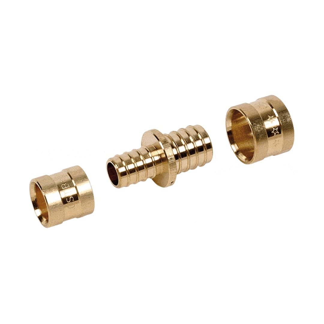 PB Tub - Manchon Inégal PER Ø 10x12-16x20 mm Raccord à glissement laiton SERTIgliss