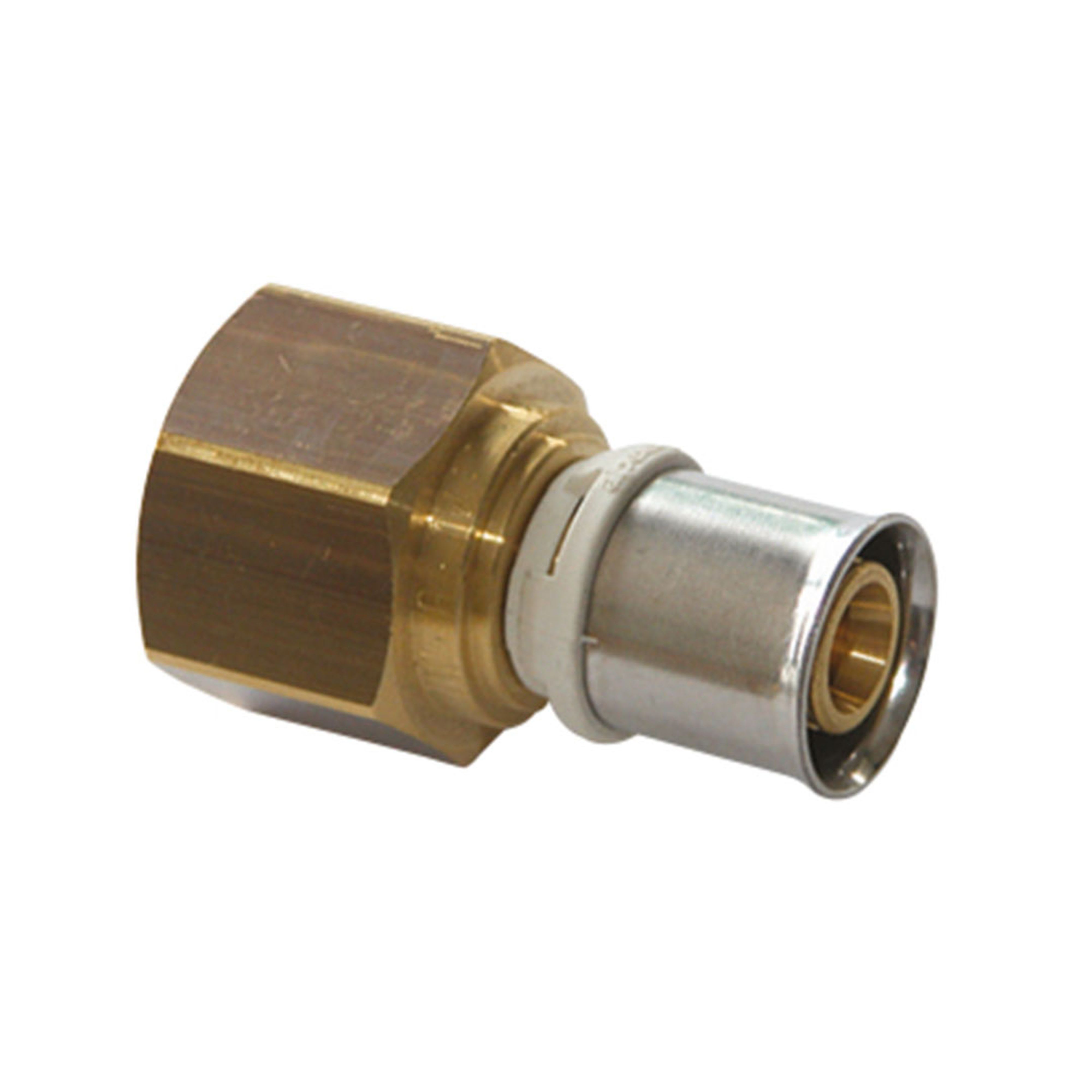 PB Tub - Femelle fixe Laiton 1" alpex_L Ø40mm MC à sertir empreinte F - 867.40.774